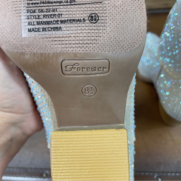 Forever Cowboy Western Ankle Rhinestone Bling Booties SZ:8.5 NWOT - Picture 12 of 13